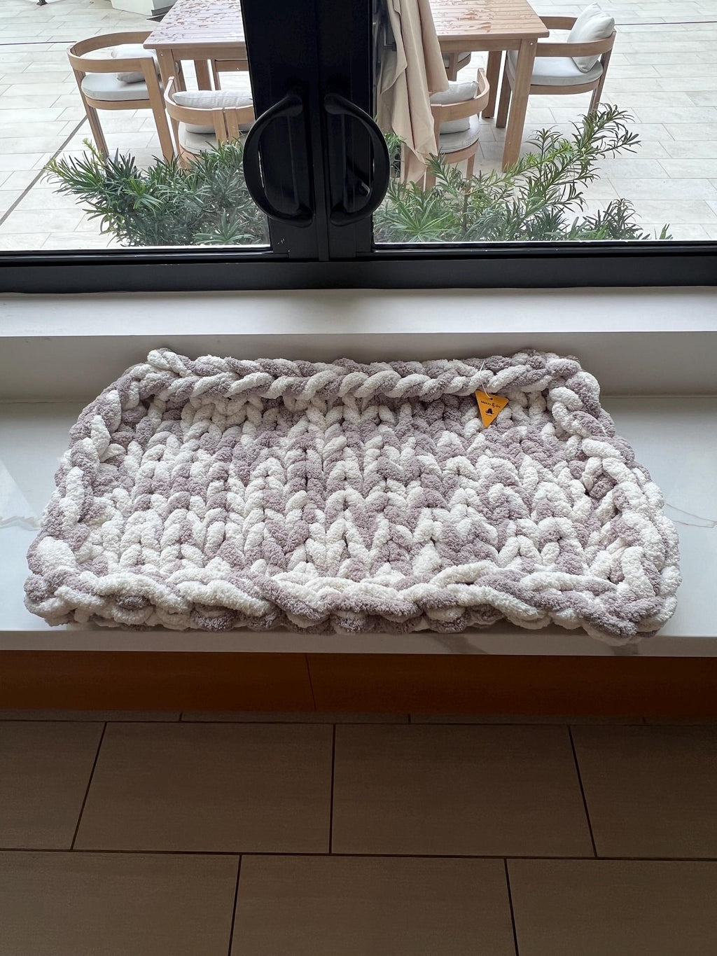 Extra Plüschiges Chenille-Haustierbett – Handgefertigtes Luxus-Kissen für Katzen, Kaninchen & kleine Hunde